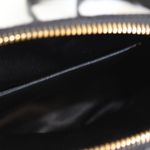 Moschino Black Gold Logo Patch Quilted Nylon Small Mini Crossbody Shoulder Bag Photo 12