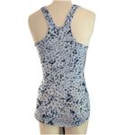 Lululemon Studio Racerback Tank Top Star Crushed Silver Fox Deep Navy Size 6 Blue Photo 3