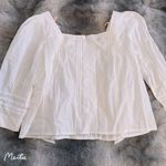 Japanese Cottagecore Shabby Chic White Lace Ruffle Pink Ribbon Bow Shirt Blouse Photo 5