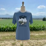 Gildan Graphic Tee XL Heather Blue Softstyle NWT Jack's Bar Virgin River Fishing Photo 8