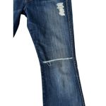 Hudson  Distressed Dark Wash Flare Leg Jeans Size 27 Photo 5