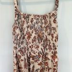 Old Navy  Red and Brown Floral Dress Photo 2