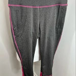 Danskin grey and pink cropped leggings size M Photo 0