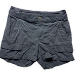 Athleta  Shorts Womens Size 8 Gray Trekkie Nylon Hiking Cargo Pockets Stretch Photo 0