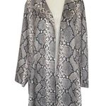Premise  Faux Suede Leather Python Snake Print Jacket Coat Women’s Size 1X Photo 0