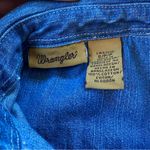 Wrangler  Embroidered Denim Snap Button Shirt Photo 7