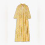 EYWASOULS MALIBU Cora Tiered Floral Maxi Dress Size M/L Yellow Size L Photo 8