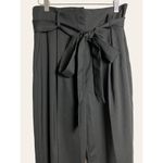 Milly Sevilla Black High Waist Belted Tie Waist Trouser Pants Size 4 Photo 4
