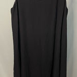 Eileen Fisher  Black silk Sleeveless‎ Dress MEDIUM Photo 0