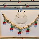 Piper L Cherry π Bag Charm | 12β Gold Photo 0