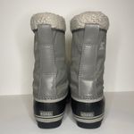 Sorel  Women's 7 Winter Carnival Pewter Gray Black Snow Boots Waterproof Faux Fur Photo 3