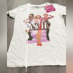 Clueless 'As If' Cher Movie Promotion‎ White Graphic Short Sleeve Shirt Size L Photo 6
