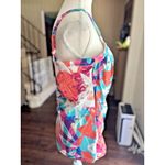 MiracleSuit x Talbots Light Control 2 Piece Colorful Swim Suit Size 14 Tankini Photo 3