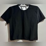 Nanohertz Sweat Suit Top Black Short Sleeve (403) Size XL Photo 0