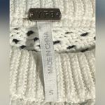 Young Fabulous and Broke  crochet Chevron Maxi Dress Blue/White Sz S Beach Vacation Photo 2