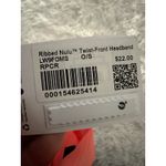 Lululemon NWT  Ribbed Nulu Twist-Front Headband One Size Raspberry Cream NEW Photo 3