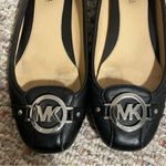 Michael Kors Leather Fulton Moc Flat Black Silver Hardware- Size 7 Photo 1