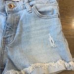 Celebrity Pink  Frayed Hem‎ Light Wash Shorts Photo 5
