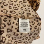 Rachel Parcell Women’s Tan Animal Floral Ruffle Blouse – Long Sleeve – Size Med Photo 5