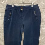 Alfani  Navy Pleated Trousers Photo 1