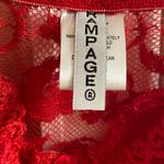 Rampage  cherry red bodysuit corset lace bustier lingerie Sz 38C Photo 5