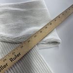 Hollister Cardigan Sweater Womens Large White Soft Ribbed Button Cropped V Neck Photo 6