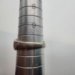 Ken Craft Sterling Silver Mother of Pearl & Onyx Inlay Ring (10) Photo 7