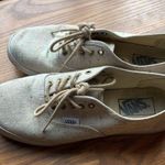 Vans  Sneaker Shoe Women Size 7.5 Cream Casual Footwear Summer Indie Style Photo 1