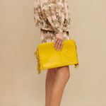 Maje  Palm Tree Print Jacket Hooded Zip Front M (Size 10) NWT Elastic Waist Photo 3