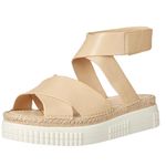 Franco Sarto Brock Beige Platform Sandals Photo 0