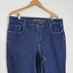 American Eagle Mom Jeans Size 18 Regular Dark Wash High Rise Stretch Photo 6