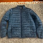 Goodfellow & Co Goodfellow light puffer jacket blue size large Photo 0