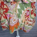 Bisou Bisou  Floral Geometric Sleeveless Blouse L Photo 3