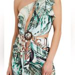 PatBo EDEN PRINT ONE SHOULDER MAXI DRESS SZ 2 Green Photo 3
