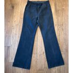 Soft Surroundings black wash wide leg pull on jeans M Photo 9