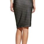 Vince Camuto "Boho Spirit" Black/Ivory Black Crochet Lace Overlay Skirt Photo 1