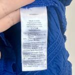Madewell NWT Smocked Boatneck Tank in Brilliant Sapphire - Size: XXS Photo 4