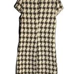 Women's B. Darlin Dress Size 11/12 Black and White Houndstooth Photo 6