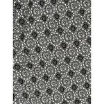 Roz & Ali  black & white stretch Fleur De Lis ankle  pants Size 14 Photo 3