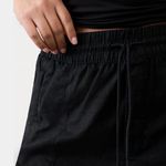 Athleta NWOT Retreat 100% Linen Short Black SZ-16 Photo 4