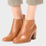 Madewell  Leather Brenner Boots in English Saddle 8.5 Photo 0