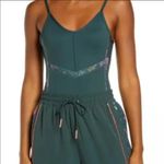 Puma X Liberty Forever Luxe Training Leotard dryCELL Bodysuit Green Embroidered Photo 3