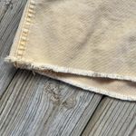 Madewell Women's Emmett Shorts Yellow Faded Size 30" Photo 3