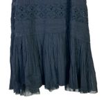 Free People NWT Shailee Dress Womens M Black Eyelet Ruffle Tiered Cottagecore Photo 3