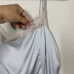 Anthropologie By Lace Trimmed Silky Cami Dress Size US 14 Photo 4