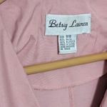 Vintage Dainty Lace Trim Button Down Prairie Dress Baby Pink Pastel Coquette 10 Photo 5