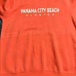 Pacific & Co. women’s large salmon pullover crew neck sweatshirt Panama City nwt Orange Photo 3