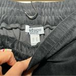 Refuge Vintage Y2K Velour Velvet Black New York Bedazzled Sports Pants Tracksuit Size M Photo 4