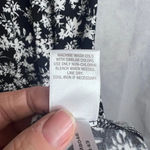 Dress Barn Black Floral Sleeveless Scoop Neck Jersey Banded Waist Dress Sz 10 Photo 7