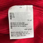 JM Collection  Womens Ribbed Long Sleeve Crew Neck Sweater in Red Size XL Photo 5